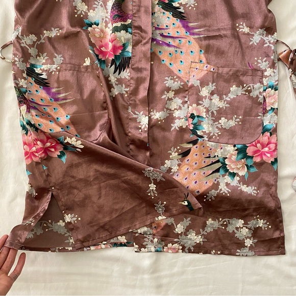 Vintage Old Shanghai Robe (Pink/Purple) - Picture 7 of 9